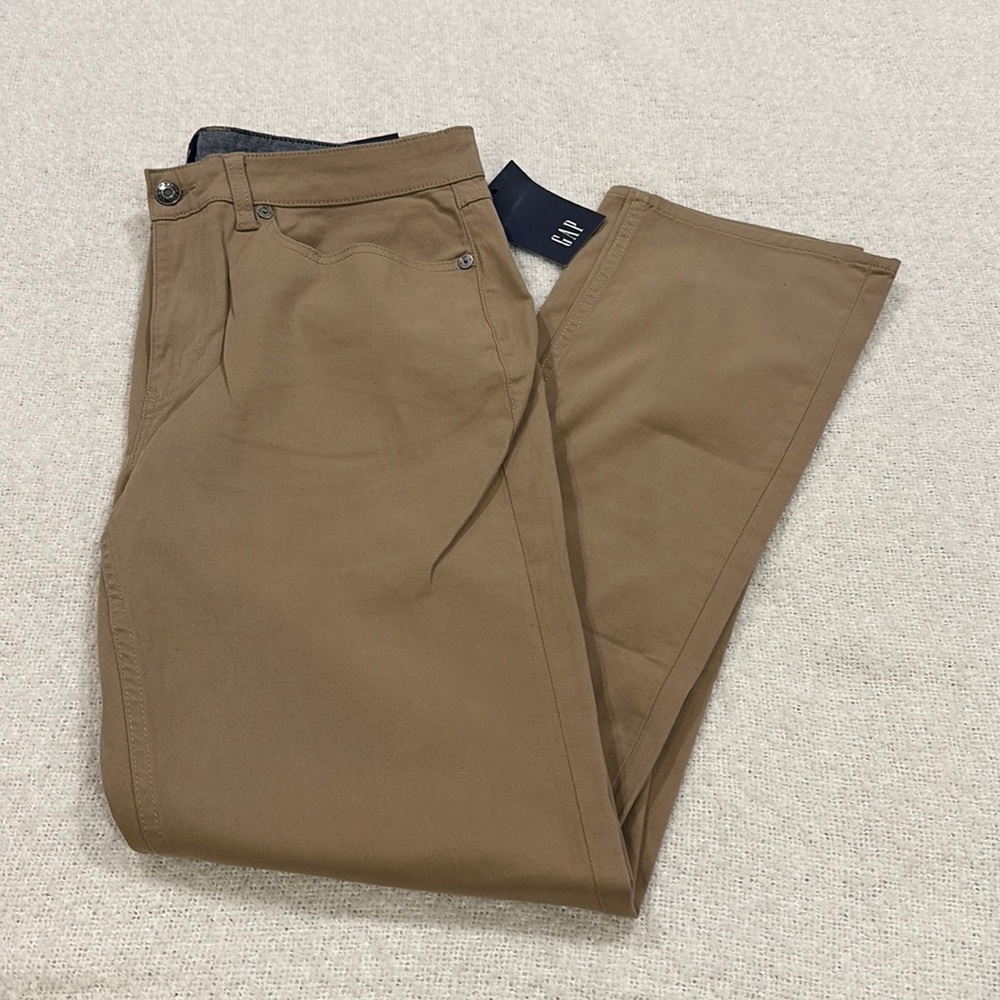 Gap 5 pocket pant super soft stretch twill classic style slim fit size 34x32